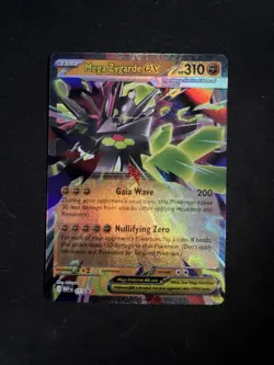 Mega Zygarde Ex MEP EN 071 Perfect Order Pokemon card Promo - Image 1