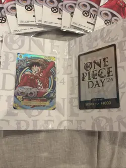 ONE PIECE Card Game DAY 24 Promo Luffy Premium Collection Japanese SEALED - Image 2