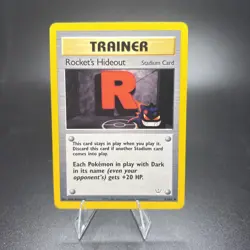 Pokemon Rocket's Hideout 63/64 Neo Revelation Regular Trainer Card NM-MT -j - Image 1
