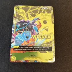 Jinbe Winner Pack 2025 Vol. 3 One Piece Promo Card EB02-055 NM - Image 1