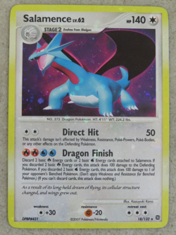 Pokemon TCG Salamence Secret Wonders 18/132 Holo Rare Card - Image 1