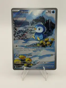 Piplup 098/094 Illustration Rare - NM - Phantasmal Flames Pokemon Card - Image 1