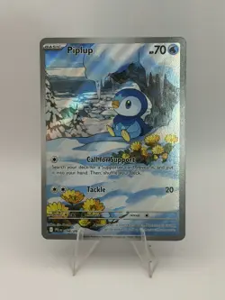 Piplup 098/094 Illustration Rare - NM - Phantasmal Flames Pokemon Card - Image 3