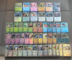 Pokemon Prismatic Evolutions Lot Of 60 Unique Pokeball Pattern Cards NM M - Image 1