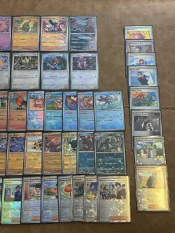 Pokemon Prismatic Evolutions Lot Of 60 Unique Pokeball Pattern Cards NM M - Image 3