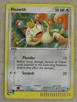 Pokemon TCG Meowth EX Collector's Tin Nintendo Promo Holo Card 013 - Image 1