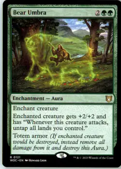 Bear Umbra 121 Rare Commander: Wilds of Eldraine Near Mint - Image 2