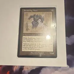 Wizards of the Coast Sundering Titan Retro Frame Artifact Creature 120 NM - Image 1