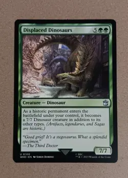 Displaced Dinosaurs #100 MTG Universes Beyond: Doctor Who, English Regular NM - Image 1