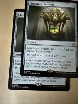 X2 MTG Chromatic Lantern RVR 0253 R NM Regular Pair - Image 2