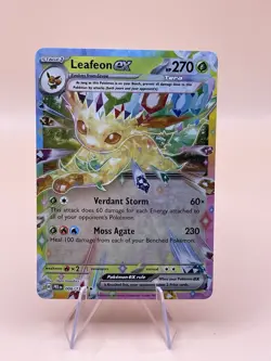 Pokemon TCG: Leafeon EX Prismatic Evolutions Card 006/131 Double Rare NM - Image 1