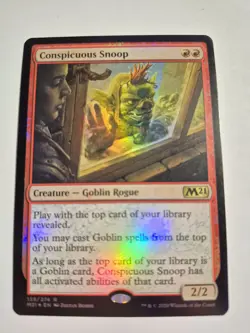 Magic the Gathering MTG - Conspicuous Snoop FOIL - M21 - NM - Image 1