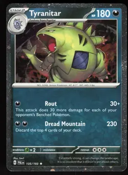 Tyranitar 135/193 Holo Promo Miscellaneous Cards & Products Pokemon Holo NM - Image 1