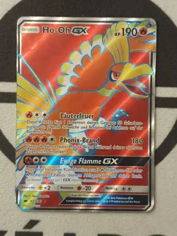Pokemon Karte Ho - Oh GX 131/147 Full Art Pokemon Set Nacht in Flammen Deutsch - Image 3