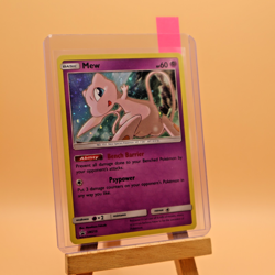Mew SM215 Holo Black Star Promo Card Sun Moon Pokemon TCG Near Mint Condition - Image 4