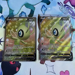 (2) 2021 Pokemon Chilling Reign Celebi V 160/198 Full Art - Image 1