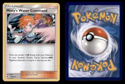 Misty's Water Command 63/68 Holo Rare Hidden Fates Pokemon TCG NM - Image 3