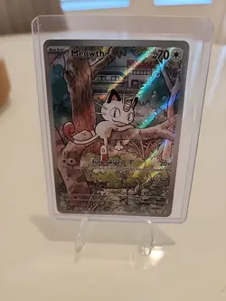 Meowth 106/94 Illustration Rare ME02: Phantasmal Flames Pokemon TCG NM - Image 1
