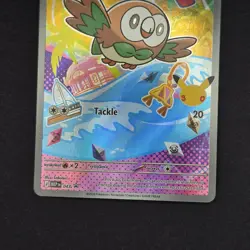 Pokemon TCG ROWLET #043 Mega Evolution PROMO Illustration Rare - Image 4