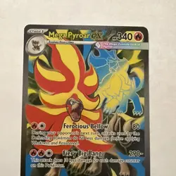 Pokemon Mega Pyroar ex 99/86 Full Art Double Ultra Rare Chaos Rising ME04 - Image 4