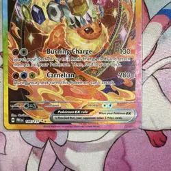 Pokemon Flareon ex Sv: Prismatic Evolutions 146/131 Rare Stage 1 270 HP Holo - Image 3