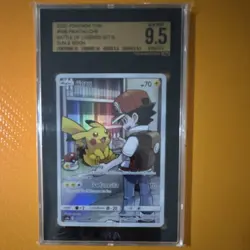Pokemon Pikachu CHR #198 Full Art Holo Battle of Legends Set B Thai 2020 - Image 1