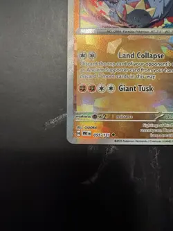 Great Tusk (Master Ball Pattern) 055/131 SV: Prismatic Evolutions Pokemon NM - Image 3