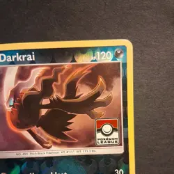 Pokemon TCG Darkrai 87/147 League Promo Sun & Moon Burning Shadows Pokemon LP - Image 4