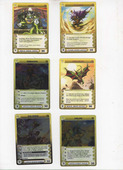 Chaotic lot #205. Lot of 6 Rare Mipedian creature cards - Image 1