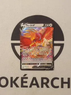 Pokemon Karte Ho - Oh V 140/195 Full Art Pokemon Set Silberne Sturmwinde Deutsch - Image 2
