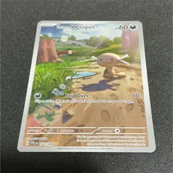 Pokemon Paldean Wooper Illustration Rare Holo 102/094 Me02 - Image 1