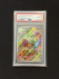 PSA 10 Sprigatito Illustration Rare 196/193 Pokemon Paldea Evolved 💎 - Image 1