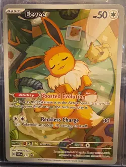 Pokemon Eevee 173 Sv Scarlet & Violet Promo Holo English Boosted Evolution - Image 1