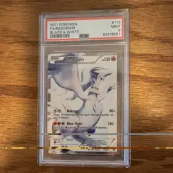 Pokemon Reshiram 113/114 Black & White 2011 Full Art Holo PSA 9 - Image 1