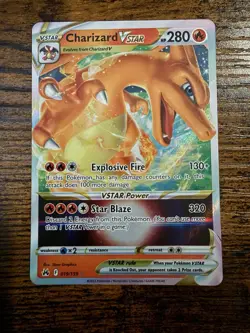 Pokemon Charizard VSTAR 019/159 Crown Zenith Ultra Rare Holo 280HP 5ban Graphics - Image 1