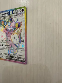 Pokemon TCG Espeon ex 175 Prismatic Evolutions Premium Figure Collection Promo - Image 4