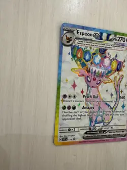 Pokemon TCG Espeon ex 175 Prismatic Evolutions Premium Figure Collection Promo - Image 5