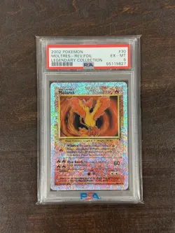 Pokemon Moltres Legendary Coll. Reverse Holo Rare #30 PSA 6 - Image 1