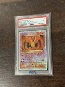 Pokemon Moltres Legendary Coll. Reverse Holo Rare #30 PSA 6 - Image 3
