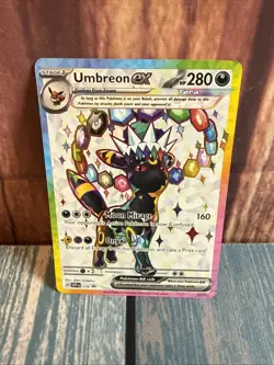 Umbreon ex 176 Black Star Promo Pokemon TCG Prismatic Evolutions - Image 1