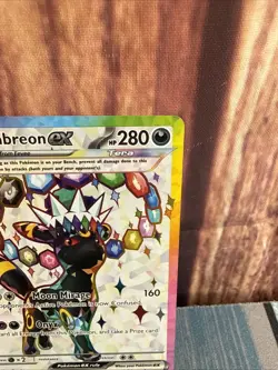 Umbreon ex 176 Black Star Promo Pokemon TCG Prismatic Evolutions - Image 3