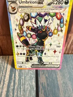 Umbreon ex 176 Black Star Promo Pokemon TCG Prismatic Evolutions - Image 4
