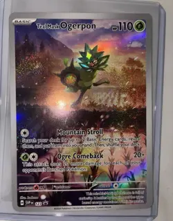 Teal Mask Ogerpon 123 Sv: Scarlet & Violet Promo Cards Holo A77 - Image 1