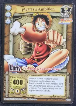One Piece Luffy Pirates's Ambition PR001 Promo 400 Power Toei Animation MP - Image 1
