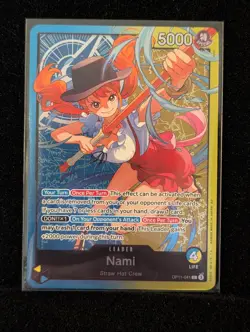 One Piece Nami OP-041 Life Holo Learn Together Parallel - Image 1