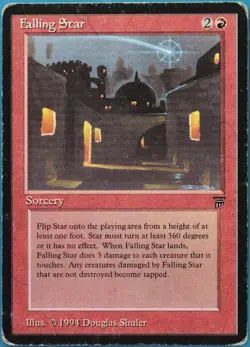 Falling Star Legends VHP/DAMAGED (Rare Reserved List Magic Card) 518701 ABUGames - Image 1