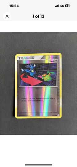 Pokemon TCG Torterra And Switch Reverse Holo And Holo 4 Card Bundle Private List - Image 5