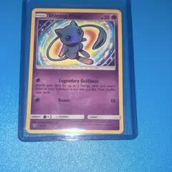 Shining Mew 40/73 Shiny Holo Rare Shining Legends 30 HP English Pokemon TCG Card - Image 1