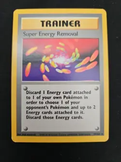 Super Energy Removal - 79/102 - Pokemon Base Set Unlimited Rare Card WOTC LP- - Image 1