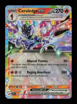 Ceruledge ex 036/191 Holo SV08: Surging Sparks Pokemon Card - Image 1